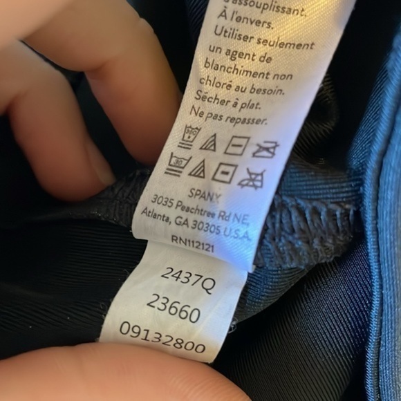 SPANX Faux Leather Leggings Women’s Size Small Mid Rise Black - Picture 9 of 9